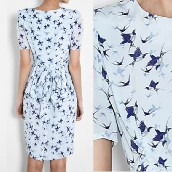 Project D Bluebird Peplum Dress ASO Pippa Middleton - Picture 3 of 8